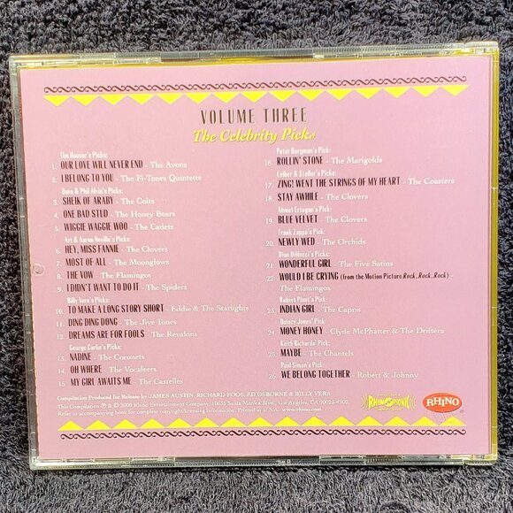 VINTAGE DOO WOP COMPACT DISC BOX SET ( NUMBER 3 ) WITH 101 MUSIC SELECTIONS - Picture 9 of 11